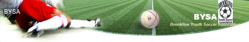 Brookline Youth Soccer Association banner